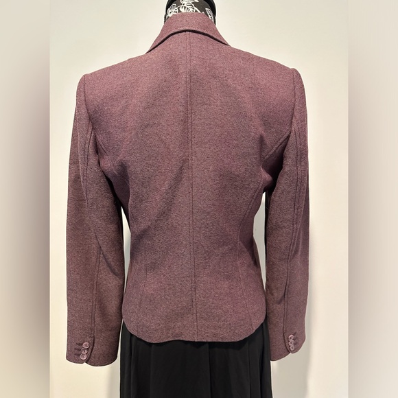 Vintage H&M purple herringbone blazer - Picture 5 of 10